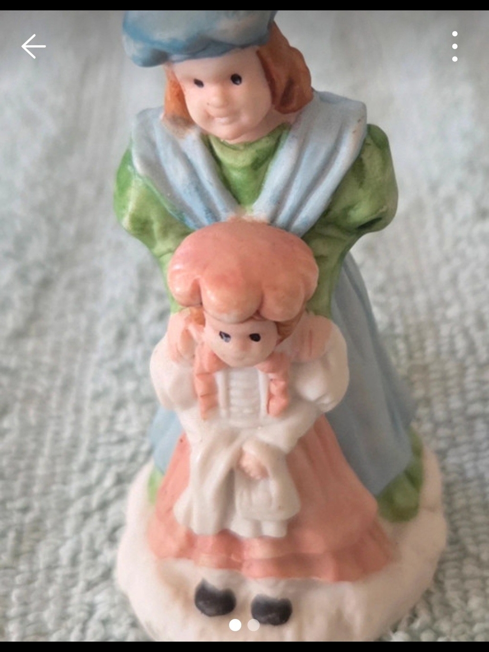 Mercuries Dickens Village porcelain Mother Daughter